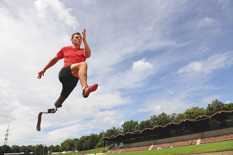 Athletes, too, use Ottobock’s prostheses: the company’s Russia business is highly controversial. Photo: Ottobock